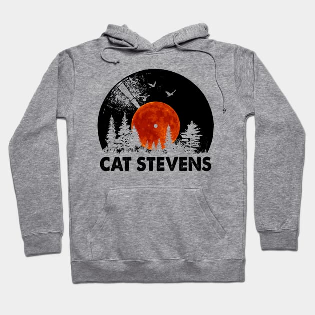 Stevens Name Record Music Forest Gift Hoodie by Mountain River Landscape